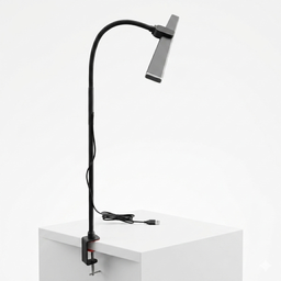 Đèn LED kẹp bàn hộp trắng - Qm033