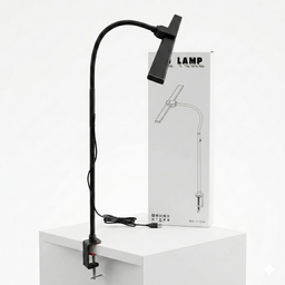Đèn LED kẹp bàn hộp trắng - Qm033