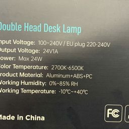 Đèn LED kẹp bàn cao cấp Double Head Desk Lamp