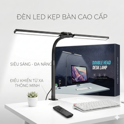 Đèn LED kẹp bàn cao cấp Double Head Desk Lamp