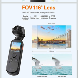 Camera Gimbal XIAOMI Morange ( bản nội địa) quay phim 4K, gimbal chống rung 3…