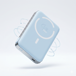 Pin dự phòng 10.000mAh công nghệ Qi2 sạc nhanh không dây 25w M02B+ , liền cáp…