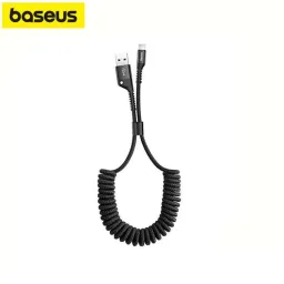 Cáp iPhone lò xo Baseus Fish Eye Spring Data cable USB to Lightning