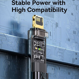 Cáp sạc tự ngắt Baseus Explorer Series USB-A to Lightning 1m
