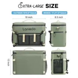 Túi đựng đồ camping, giữ nhiệt, bảo quản lạnh đồ uống hãng LANEDO COOLER (hàng…