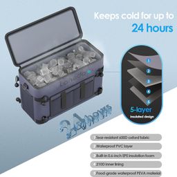 Túi đựng đồ camping, giữ nhiệt, bảo quản lạnh đồ uống hãng LANEDO COOLER (hàng…