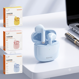 Tai nghe Bluetooth TWS hãng Toocki , Bluetooth 5.3, pin 25h
