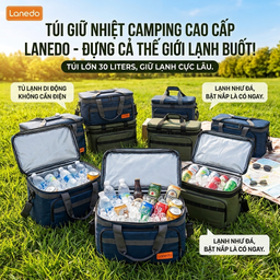 Túi đựng đồ hãng LANEDO, giữ nhiệt đi camping , bảo quản lạnh đồ uống LISA-1 b…