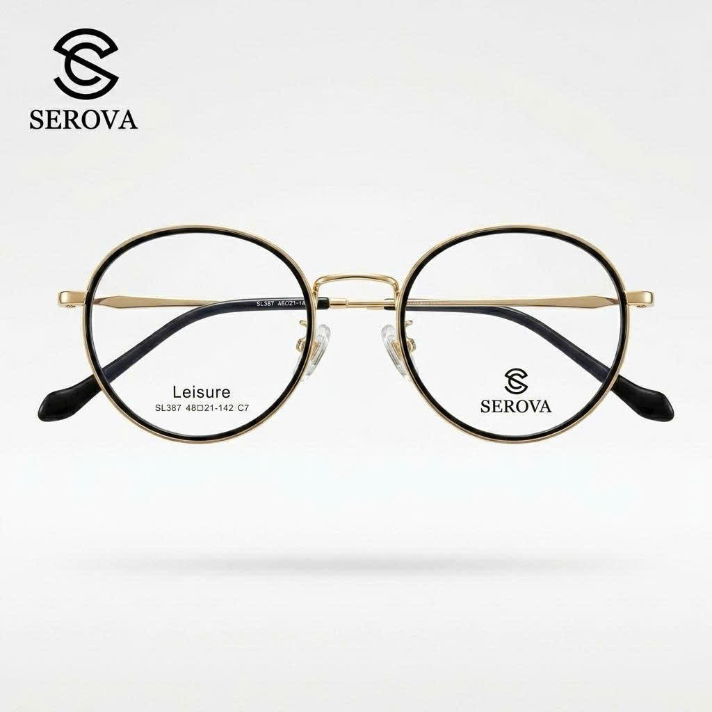 Kính mắt cao cấp chính hãng SEROVA SL387 - C7 gọng kính cận.