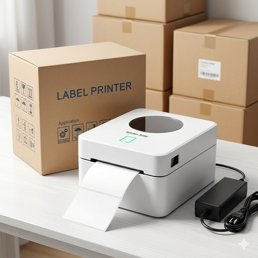 {Order giao 30/6}Máy in vận đơn ZLabel Seller solution, in nhiệt bill CNLG, Shopee.Có kết nối app đt