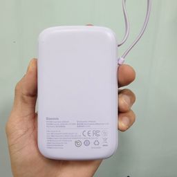 Pin sạc dự phòng Baseus Qpow Pro 10.000 mAh 20w liền cáp iP - PPQD2-10I (trưng…