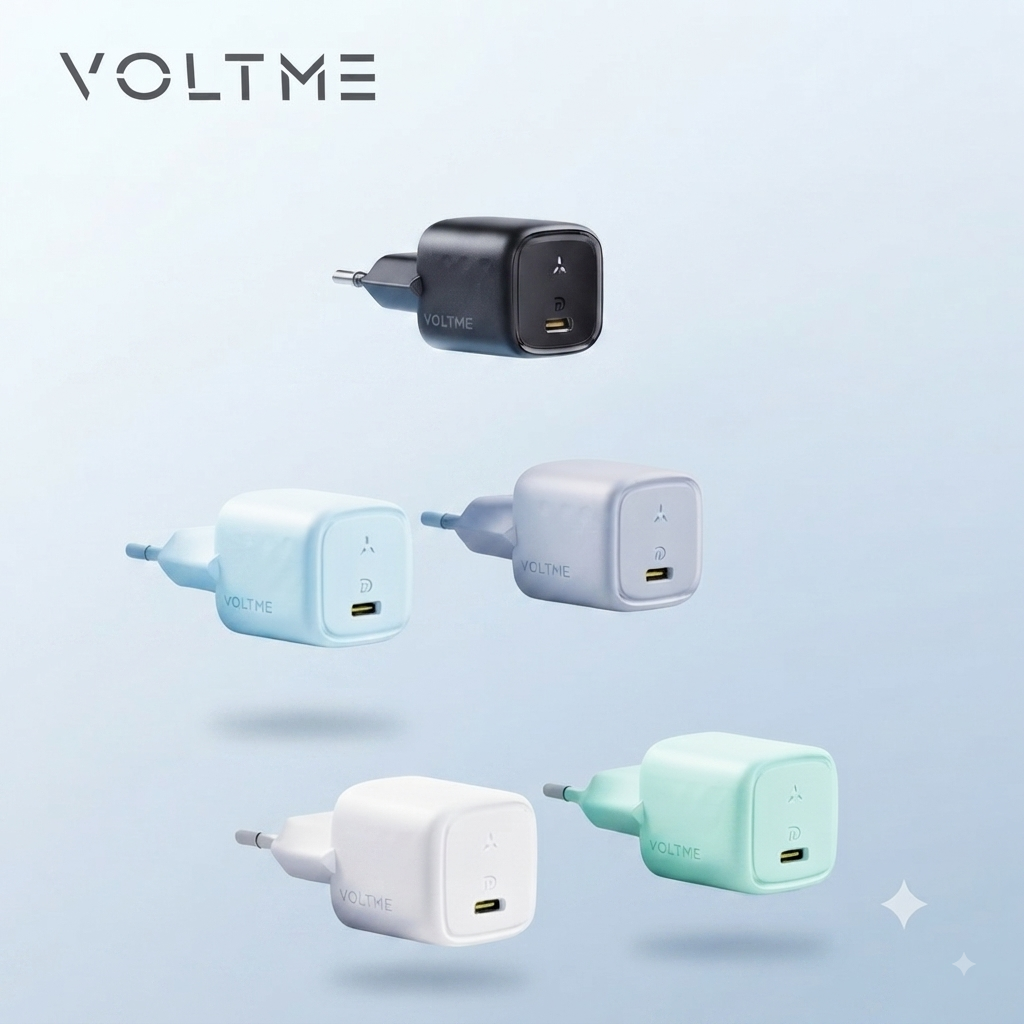 Củ sạc nhanh 30W (chân tròn) hãng VOLTME Revo 30 mini cổng nghệ GaN III PD nhỏ…