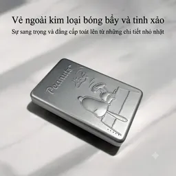 Pin dự phòng 10.000mAh sạc không dây Magsage hình dập nổi (ko hộp)