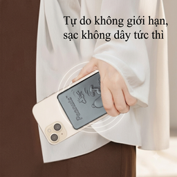 Pin dự phòng 10.000mAh sạc không dây Magsage hình dập nổi (ko hộp)