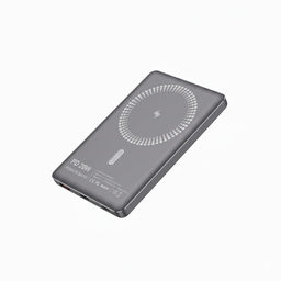 Pin dự phòng siêu mỏng 5000mAh sạc không dây Magsage vỏ kim loại (ko hộp)