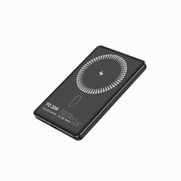 Pin dự phòng siêu mỏng 5000mAh sạc không dây Magsage vỏ kim loại (ko hộp)