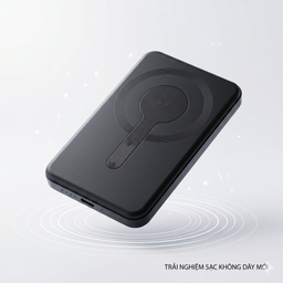 Pin dự phòng siêu mỏng PD20W 5000mAh sạc không dây Magsage (ko hộp)