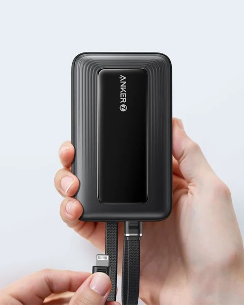Pin dự phòng 20.000mAh Anker Zolo A1681 sạc nhanh 30W tích hợp 2 cáp 1L 1C - cũ ko hộp, lỗi cáp L thực tế Pin dự phòng 20.000mAh Anker Zolo A1681 sạc nhanh 30W tích hợp 2 cáp 1L 1C - cũ ko hộp, lỗi cáp L - Góc chụp chi tiết thực tế 4