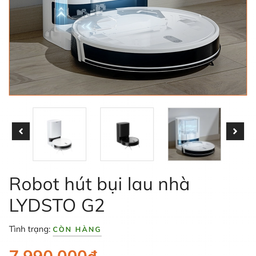 Robot Hút Bụi Lau Nhà Xiaomi Lydsto G2 – bản quốc tế, tự đổ rác