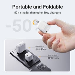 Củ Sạc Nhanh Voltme Revo 30 Mini2, siêu nhỏ