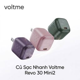 Củ Sạc Nhanh Voltme Revo 30 Mini2, siêu nhỏ