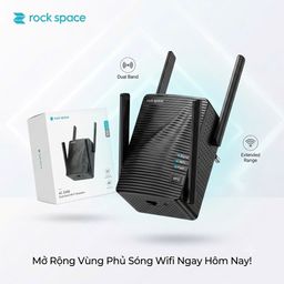Bộ kích sóng wifi Rock space AC2100 Dual Band Wi-Fi Repeater, 2 băng tần