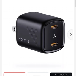 Củ Sạc Nhanh Voltme Revo Duo 30W GaN III | 2 Cổng Type-C Sạc Cùng Lúc
