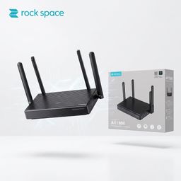 Modem / Router WiFi 6 Rock Space AX1800 Chính Hãng, 4 ăng ten, chuẩn WIFI 6