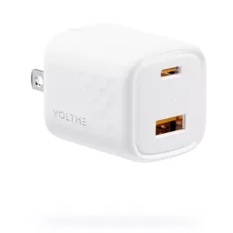 Củ Sạc Nhanh 30W VOLTME Revo 30 Duo GaN III (USB-C + USB-A) – Sạc Nhanh PD3.0/…