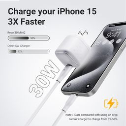 Combo Bộ Sạc Nhanh Voltme Revo 30 Mini2 - kèm cáp C to C