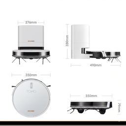 Robot hút bụi lau nhà thông minh UMEDA TOMO R2, tự đổ rác (bản quốc tế)
