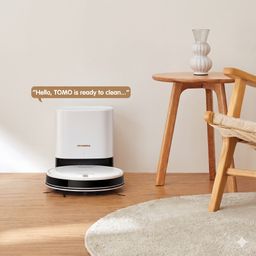 Robot hút bụi lau nhà thông minh UMEDA TOMO R2, tự đổ rác (bản quốc tế)