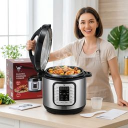 Nồi áp suất đa năng 10 in 1 KLX002, dung tích 6L, công suất 1000W