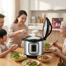 Nồi áp suất đa năng 10 in 1 KLX002, dung tích 6L, công suất 1000W