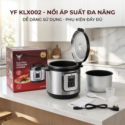 Nồi áp suất đa năng 10 in 1 KLX002, dung tích 6L, công suất 1000W