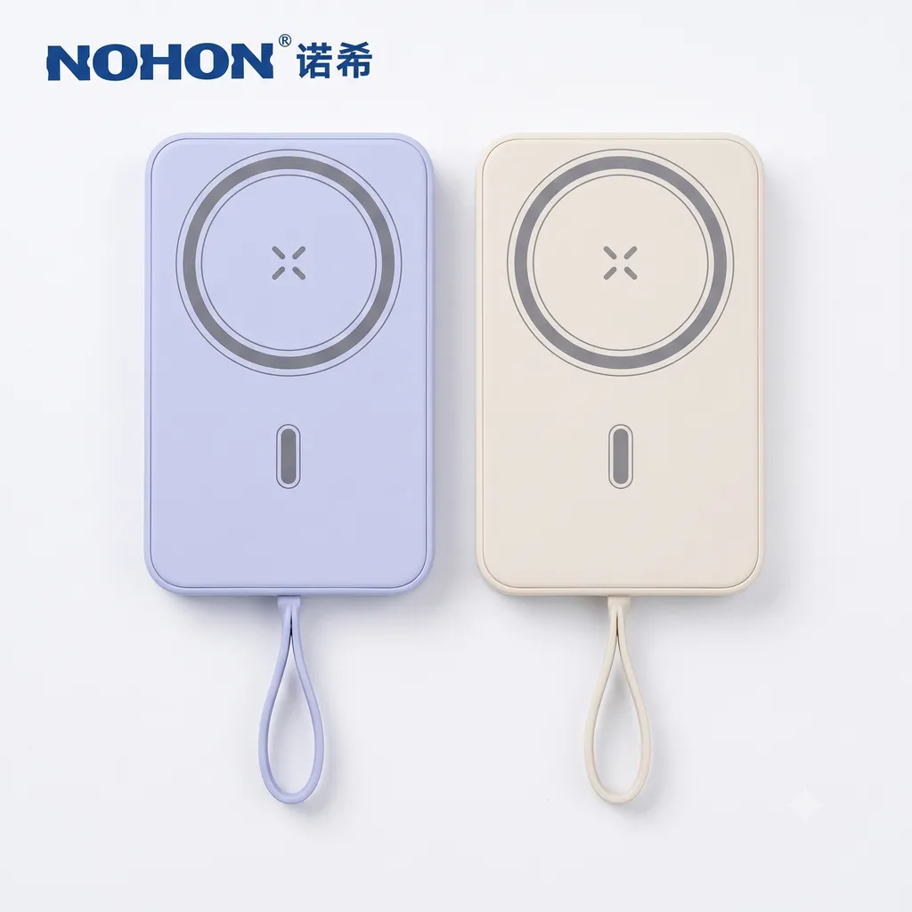 Pin sạc dự phòng MagSafe NOHON 22,5W 10.000mAh tích hợp cáp Type-C sạc nhanh PD 20W-màu ngẫu nhiên