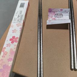 Đôi đũa Titanium Nguyên Chất thương hiệu RYP, Kháng khuẩn, siêu nhẹ, chống trơn