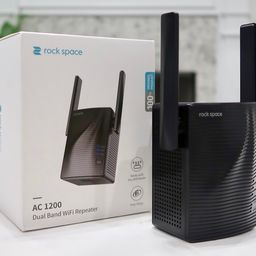 Bộ kích sóng Wifi Rock Space AC1200 , 2 ăng ten, băng tần kép 5G & 2.4G