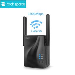 Bộ kích sóng Wifi Rock Space AC1200 , 2 ăng ten, băng tần kép 5G & 2.4G