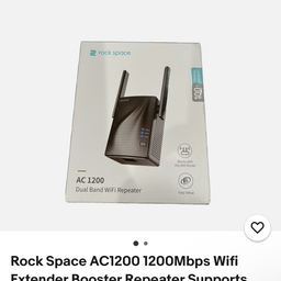 Bộ kích sóng Wifi Rock Space AC1200 , 2 ăng ten, băng tần kép 5G & 2.4G