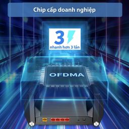 Router WiFi 6 ROCK AX3200 , 4 ăng ten, 2 băng tần 5G & 2.4G