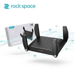 Router WiFi 6 ROCK AX3200 , 4 ăng ten, 2 băng tần 5G & 2.4G