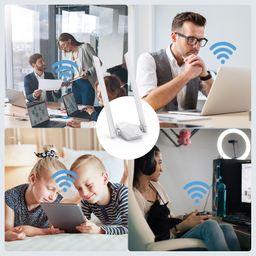 Bộ Thu WiFi USB AX1800 WiFi 6 ROCK Space Băng Tần Kép / U1A