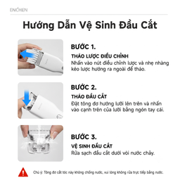 Lưỡi tông đơ thay thế Xiaomi ENCHEN BR- 4 (Chuyên dụng cho dòng ENCHEN Boost)