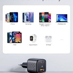 Củ sạc nhanh 30W VOLTME , 2 cổng (C+A) Revo 30 Duo (30W Dual-Port GaN Tech) (c…