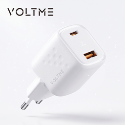 Củ sạc nhanh 30W VOLTME , 2 cổng (C+A) Revo 30 Duo (30W Dual-Port GaN Tech) (c…
