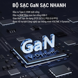 Củ sạc nhanh 35W VOLTME Revo 35 Duo (C+C) GaN – 2 Cổng USB-C | Sạc Nhanh PD 3.0