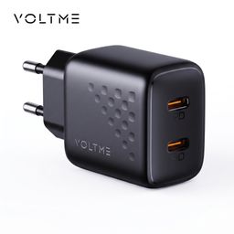 Củ sạc nhanh 20W VOLTME 2 cổng C+C (chân tròn) Revo 20 Duo Lite Charger 20W