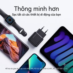 Củ sạc nhanh 20W VOLTME 2 cổng C+C (chân tròn) Revo 20 Duo Lite Charger 20W