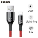Cáp iPhone Lightning 1m có đèn LED tự ngắt Baseus ( màu random )